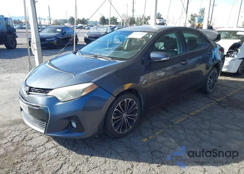 2016 Toyota Corolla S Plus из США, поврежденный, VIN 5YFBURHE3GP433538